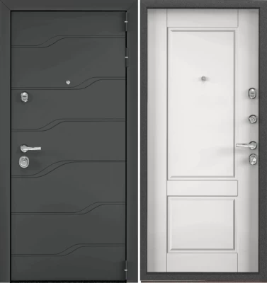 Дверь Цербер 3К Линкор Черный Сменная панель