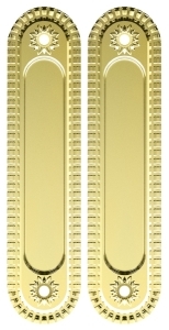 Ручка для раздвижных дверей SH.CL152.010 (SH010/CL) GOLD-24 золото 24К