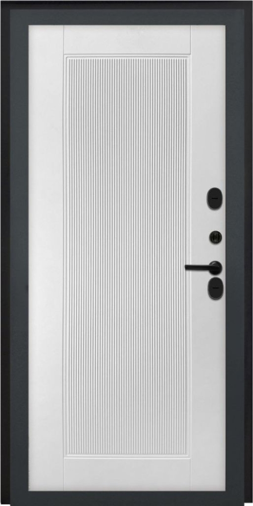 Входная дверь ДвериПРО L-43 ПВХ 10мм Астрод Velutto Bianco DPRO195683 внутренняя сторона