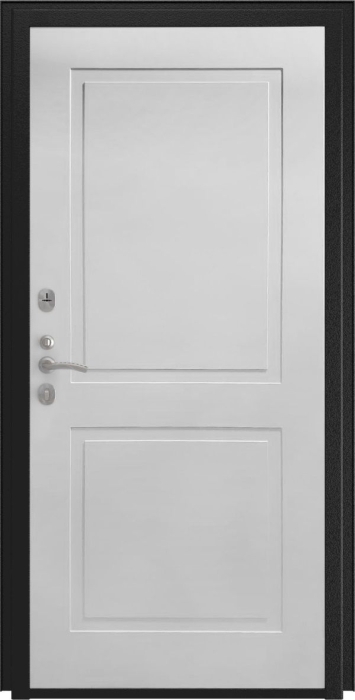 Входная дверь Авеста ФЛ-609 (L-52, 10мм, белый матовый) внутренняя сторона
