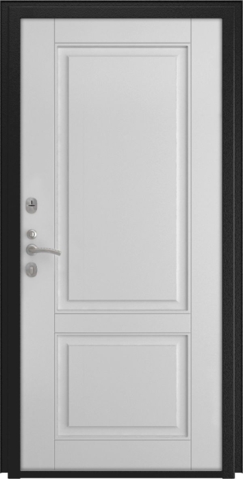 Входная дверь Модель L - 47 L-5 (16мм, белая эмаль) внутренняя сторона